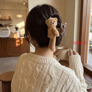 Kẹp Tóc Gấu DARON, Móng Vuốt Tóc Sang Trọng Hoạt Hình Đa Năng Thanh Lịch, PC Ngọt Ngào Đáng Yêu Cao Cấp Phụ Kiện Tóc Dễ Thương Thời Trang