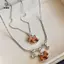 Bông tai xương đòn và dây chuyền thời trang dành cho nữ - Phụ kiện trang sức sang trọng quà tặng đặc biệt