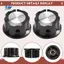 15 Bộ Núm Điều Khiển Điện Áp A03 và Tấm Cân 0-100 Tấm Cân Bakelite Núm Cân Tấm Điện Áp Kỹ Thuật Số