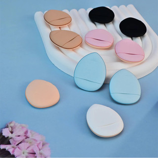 5 Miếng Phấn Ngón Tay Có Hộp Bảo Quản, Miếng Bọt Biển Trang Điểm Mini Dụng Cụ Trang Điểm Làm Đẹp Mềm Mại