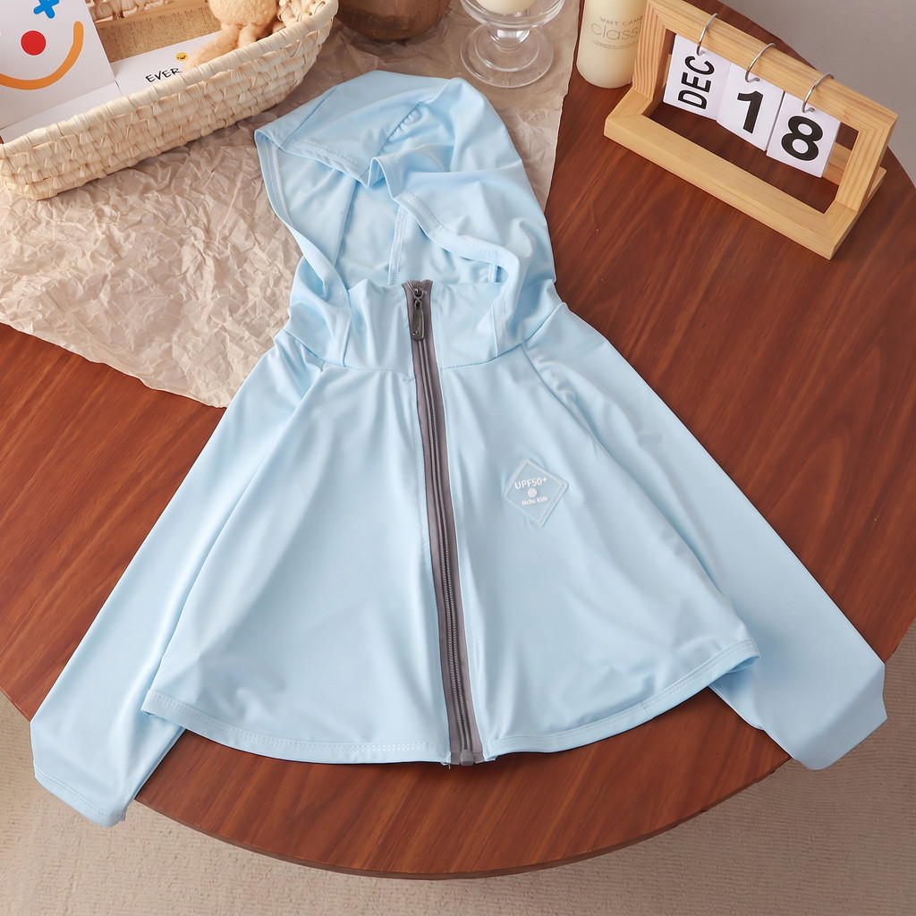 Áo Chống Nắng Trẻ Em Áo Choàng Chống Nắng Soleil UPF50+ Có Mũ Siêu Nhẹ Thoáng Mát Unisex 2-12 Tuổi - NUGGAP