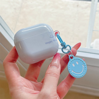 Khuôn mặt cười đơn giản cho Airpods4 AirPods 1 / 2 3 Pro Pro2 pro3 Bộ tai nghe Bluetooth không dây Vỏ bảo vệ tai nghe AirPods Pro i3 i4 pro3