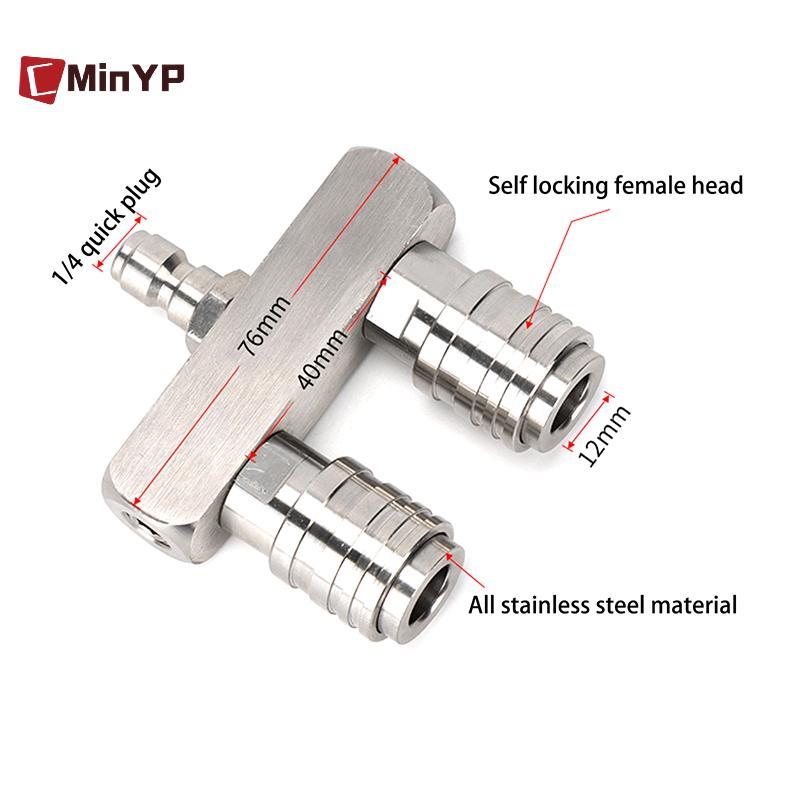 CMinYP Kép Vòi Phun Xe Ô Tô Bộ Chuyển Đổi Cần Qui Kết Nối Đôi Lắp Xoay Vòi Phun Tự Động Áp Lực Cao Máy Giặt Xe Dụng Cụ Vệ Sinh Vinh Quang