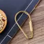 Móc Khóa Carabiner Đồng Hình Chữ D Có Vít và Vòng Chìa Khóa