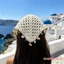 Bandana Tóc Bohemian Vintage - Khăn Đầu Tam Giác Có Dây Mặt