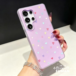Ốp Điện Thoại Màu Kẹo Trái Tim Tình Yêu Dopamine Cho Honor 600 Lite 400 Pro Lite Smart 200 Pro Lite Smart 90 Smart Lite 70 Lite 4G 5G Đơn Giản Matte Chống Rơi 2 in1 Ốp Lưng Cứng