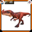 Mattel Jurassic World Roaring Afrovenator Kids' Action Figure Dinosaur Toy Total Length: Approximately 31.5cm For Ages 4 and Up Brown JKL76