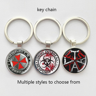 Resident Evil Time Gem Sáng tạo Móc khóa và mặt dây chuyền Hợp thời trang Phụ kiện thời trang