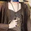 Phụ kiện trang sức vintage bohemian gốm đính hạt, phong cách dân tộc, phù hợp làm quà tặng