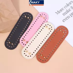 MAKY 1 Đáy Dài Cho Túi Dệt Kim Da PU Đế Handmade Đáy Có Lỗ Tự Làm Túi Móc Đáy Phụ Kiện VN