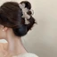 Kẹp Tóc Hình Cá Mập Phong Cách Mới 2025, Chất Liệu Giả Kim Cương, Phù Hợp Cho Nữ