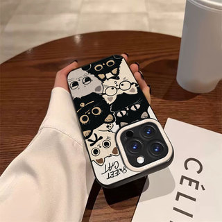Ốp lưng iPhone họa tiết mèo con ngọt ngào Silicone lỏng mềm iPhone 11 12 13 14 15 16 17Pro Max IP 7 8 Plus X XS XR