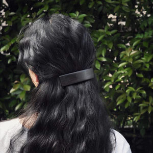 WHX-New Phong Cách Trung Hoa Gỗ Đàn Hương Xanh Kẹp Tóc Nữ Flat Kẹp Cao Cấp Retro Gỗ Mũ Đội Đầu Đơn Giản Niche Kẹp Tóc Mặt Sau Đầu