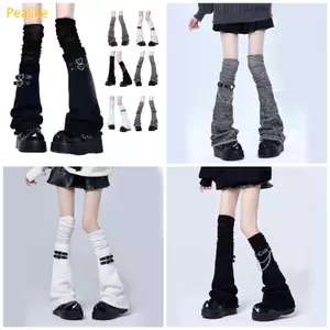 Tất cổ chân cao nữ phong cách punk, ấm áp đến đầu gối