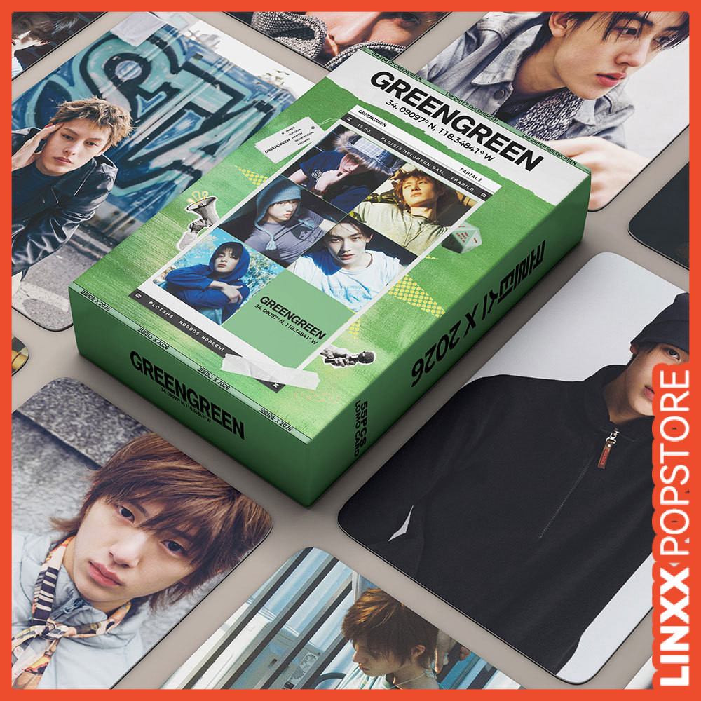 LINXX 55 CÁI CORTIS Kpop Boy Group Lomo Cards GreenGreen Album Idol Fan Thẻ ảnh sưu tập Stock ♛ ❈ Ý tưởng quà tặng lễ hội dành cho người hâm mộ