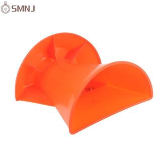 SMNJ Nhựa Đỏ Heo Con Bát Ăn Treo Tường Bền Thức Ăn Cho Lợn Máng Chống Tràn Cho Chuồng Và Trang Trại Động Vật Bút Mới