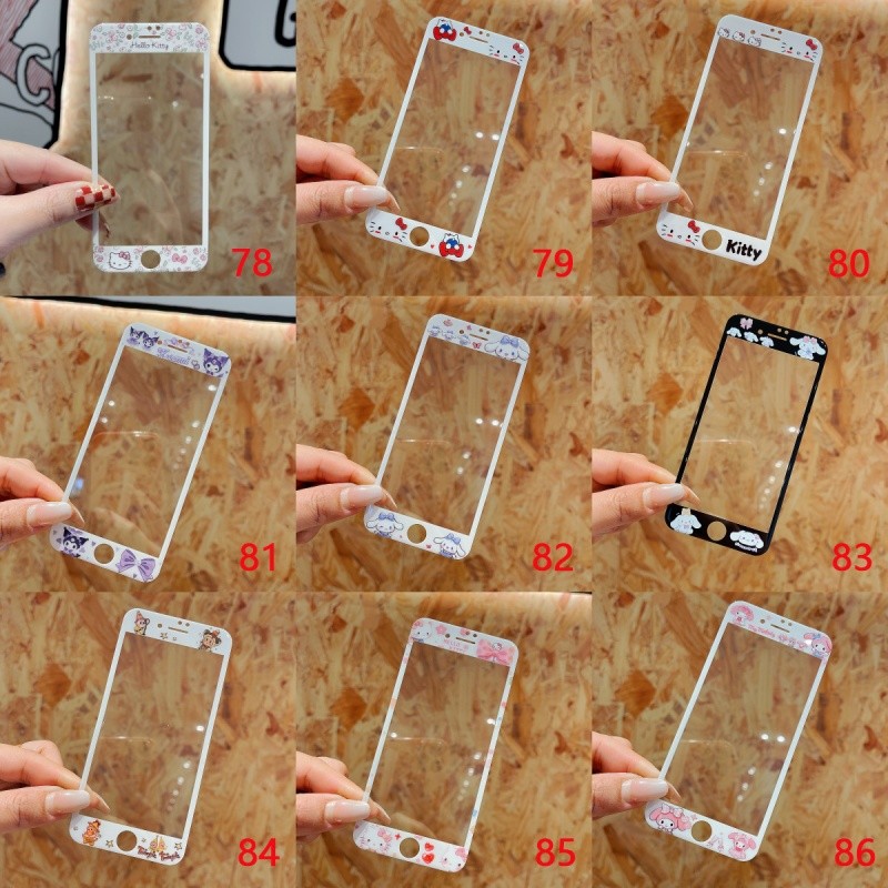 Bảo Vệ Màn Hình Cho iphone se2 se3 4 4s 5 5s se 6 6s 7 8 plus 3D Kính Cường Lực Hoạt Hình Kính Cường Lực Bảo Vệ Toàn Diện 4.7 5.5 inch Phim