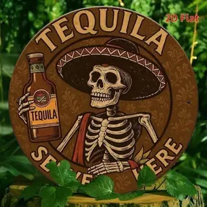CIFbuy Vintage Kim Loại Tín Hiệu Tequila Treo Tường Nghệ Thuật Thanh Trang Trí Quán Rượu