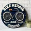 CIFbuy Vintage Xe Đạp Treo Tường Nghệ Thuật Retro Kim Loại Vòng Ký Hiệu Trang Trí Nhà