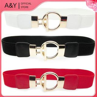 Dây thắt lưng nữ A & Y Bule Thắt lưng co giãn rộng cho váy nữ.