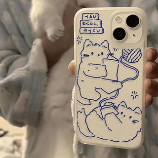Chủ đề mèo chơi len cho trường hợp iPhone 17pro iPhone 16/15 Skin Sense Frosting Case