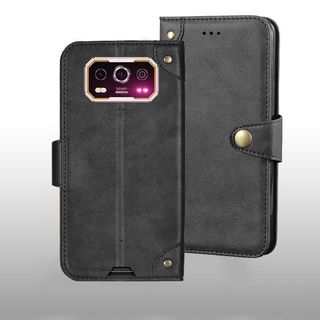 Thích hợp cho Ulefone Armor 27T PRO Điện thoại di động Flip Business Leather Case Phim cường lực phong cách miệng