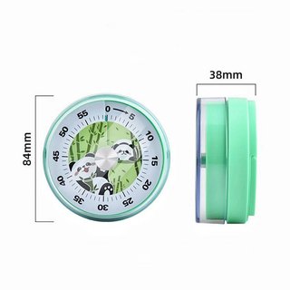 Panda Hẹn giờ Đếm ngược Cơ học 60 phút Máy tính để bàn từ tính Im lặng Học tập nhà bếp cho trẻ em