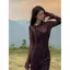 Đầm nữ cao cấp phong cách thời thượng, slim-fit dài tay, thích hợp mix match