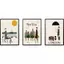 Châu Âu Thành Phố Mỹ Hoạt Hình Kiến Trúc Canvas Poster, Không Khung Chống Thấm Nước Hiện Đại Tối Giản Nghệ Thuật Treo Tường Cho Phòng Khách Phòng Ngủ Phòng Ăn Trang Trí Nhà
