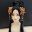 Chính Hãng Osmanthus Cổ Handmade Kính Phổ Biến Mũ Đội Đầu Kẹp Tóc Phù Hợp Với Hanfu Phong Cách Trung Hoa Phụ Kiện Tóc Bước Lắc