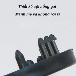 Bóng Lưới Kẹp Đen PE Polyethylene Thắt Lưng Lưới Bạt Sân Vườn Nhà Kính Hàng Rào Giá Đỡ An Toàn