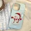Red Scarf Snowman cho trường hợp iPhone 17pro iPhone 16/15/14pro Jelly Case