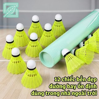 Cầu lông bằng Nylon - 12 gói - Dẻo dai, phù hợp cho các hoạt động thể thao trong nhà và ngoài trời