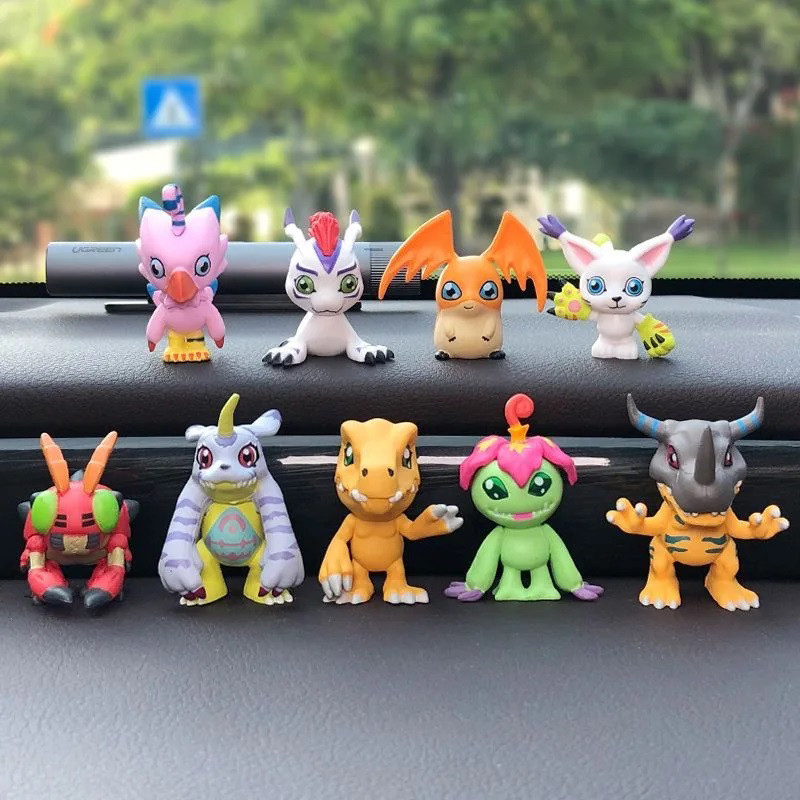 9 Cái / bộ Anime Kỹ Thuật Số Quái Vật Digimon Hình Đồ Chơi