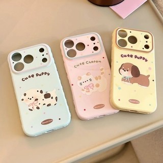Phim Hoạt Hình Dễ Thương Chó Con Mèo Silicon Mềm Ốp Lưng Điện Thoại iPhone 17Promax 17Pro 16 15 14 13 12 Pro Max 16Plus 11 Chống Sốc Nữ Điện Thoại Di Động