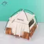 HFTOY 1 Bộ Lều Ngoài Trời Mô Phỏng Thu Nhỏ Trang Trí Nhà Búp Bê Tỉ Lệ 1: 12 Lều Cắm Trại Trang Trí Đồ trang trí Phụ Kiện DIY Đạo Cụ Ảnh ~