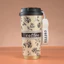 L Girls Thermos Cup 00616 / 500m / Cách nhiệt có giá trị cao 6-12 giờ / Ling Orchid Thép không gỉ Thermos Cup Văn phòng Cốc cà phê tiện dụng với cốc nước uống đôi