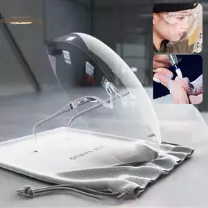 TRTR Chuyên Nghiệp Full Face Shield Unisex Eye Shield Mặt nạ Kính Mát Lá Chắn Mặt Bảo Vệ Bảo Vệ Móng Tay Nghệ Thuật Nhà Bếp Dụng Cụ Nấu Ăn VN