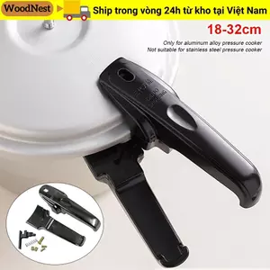 Bộ tay cầm WOODNEST 1 Bộ, Tay cầm nồi áp suất hợp kim nhôm có thể tháo rời, Phụ kiện nồi áp suất A18-A32 18-32cm bền bỉ Phụ kiện dụng cụ nấu ăn nhà bếp