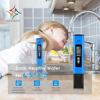 [luxiang.vn] Máy kiểm tra Ph cầm tay cho nước, Bút PH phạm vi kiểm tra 0-14 PH, Bộ dụng cụ kiểm tra nước để uống nước