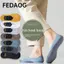Tất thuyền vô hình FEDAOG, Tất lụa băng cắt thấp chống trượt, Tất ngắn thoáng khí thấm mồ hôi đế Cotton mềm mùa hè