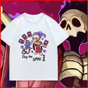 GC1 Slay the Spire 2 Necrobinder Unisex Xu Hướng Thời Trang Mùa Hè Áo Thun Anime Tay Ngắn Top GC1