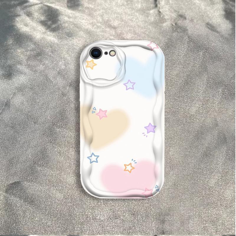 Thích Hợp Cho iPhone 6 6S 6 Plus 6S Plus 7 8 Plus SE 2020 3D Mềm TPU Nơ Tình Yêu Vỏ Điện Thoại Chống Sốc