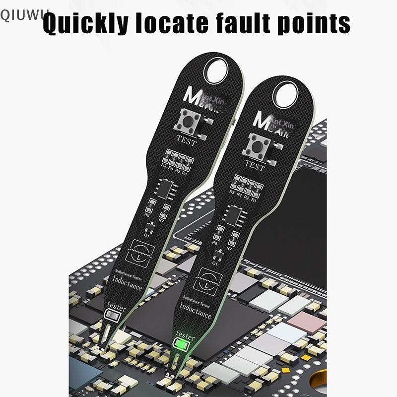 Máy kiểm tra cảm ứng QIUWU Máy dò cuộn dây bo mạch chủ với tấm Che cảm ứng lỗi nhanh cho PC Laptop Sửa chữa máy tính để bàn Sử dụng tại nhà.