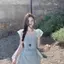 Áo sơ mi ngắn tay rỗng cổ vuông phong cách Pháp dành cho nữ Mùa hè Phong cách mới Phong cách nhẹ nhàng Slim-fit Slimmer Look xếp li sang trọng hàng đầu