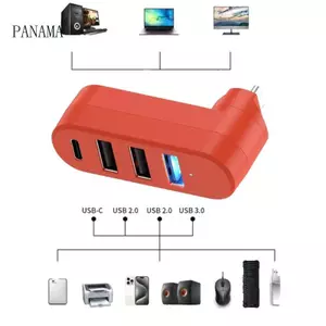 Bộ chuyển đổi USB Type C góc linh hoạt NAMA Hoàn hảo cho văn phòng du lịch và gia đình