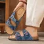 Nhẹ Sang Trọng Birkenstock Cork Dép Mules Retro Khóa Đi Biển Nam Nữ Dép Hợp Thời Trang