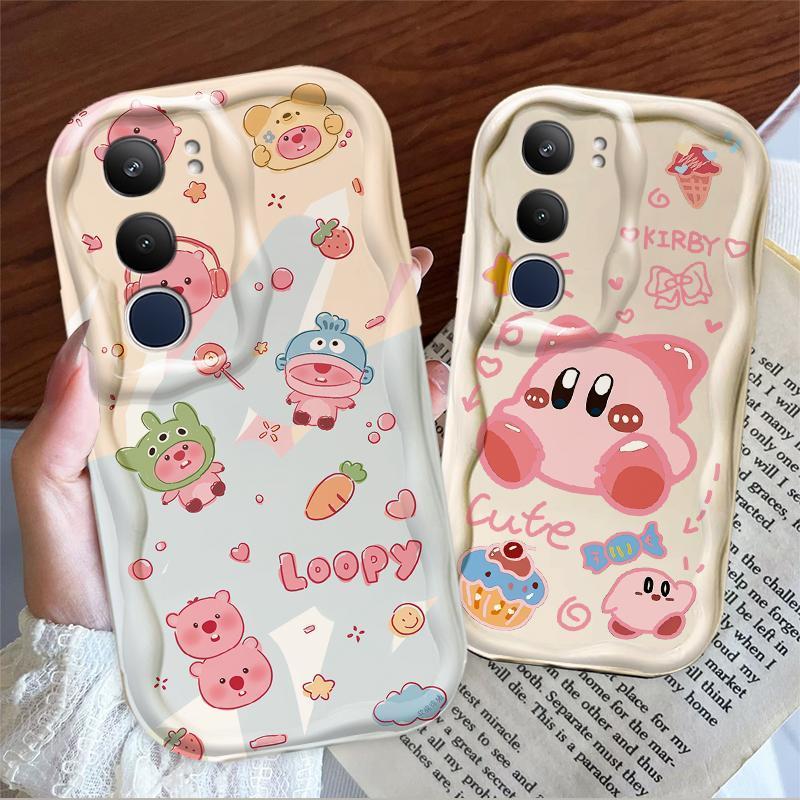 Thích hợp cho VIVO Y19S Pro Y29 Điện thoại thông minh 3D TPU mềm Loopy Kirby Vỏ điện thoại chống sốc