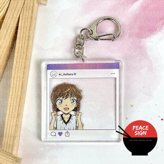 Móc khóa DETECTIVE CONAN ver KHUNG INSTA - Thám Tử Lừng Danh mica trong acrylic anime độc đáo