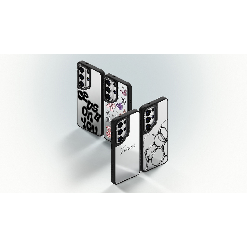 CASECASE X Star Wars Dán Samsung S Series Case Matte Black & Sliver Mirror Vỏ hút từ tính Samsung Galaxy S26 Ultra S25 S24 S23 Ultra Plus Mặt sau cứng có hộp